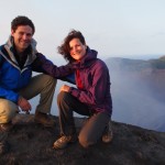 Top tip, stay upwind of the huge clouds of acidic ash - it means your hair doesn't blow in your face for photos