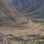 Our first Inca ruin, day one. Apparently an ideal site for population control but HOW DID THEY BUILD IT HERE