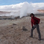 Me being INTREPID. And a geyser