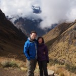 Us on day 2 at the top of Dead Woman's Pass. We look OK here (but James did break later in the day)