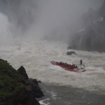 And then we realized you could take a BOAT into the waterfall. We HAD to