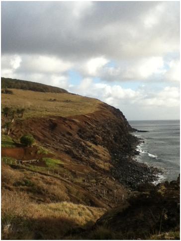 The cliff path