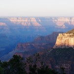 Grand Canyon at sunrise. What you can't see is us shivering!!