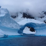 Ice, mountains, clouds, black water, blah blah blah