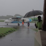 Refuelling aborted, Lucy makes a run for the plane