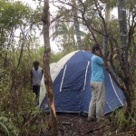 The famous tent. If you zoom in enough, you might see the leaks!