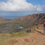 Rono Kau crater, also known as Witch's Cauldron - wonder why!