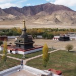 Samye monastery - one of the few photos we have as we were still sulking about our cancelled trek at this point!