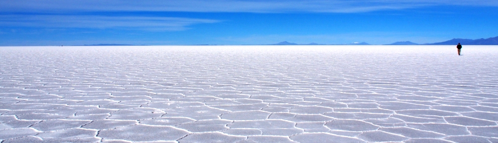 Uyuni salt flats background